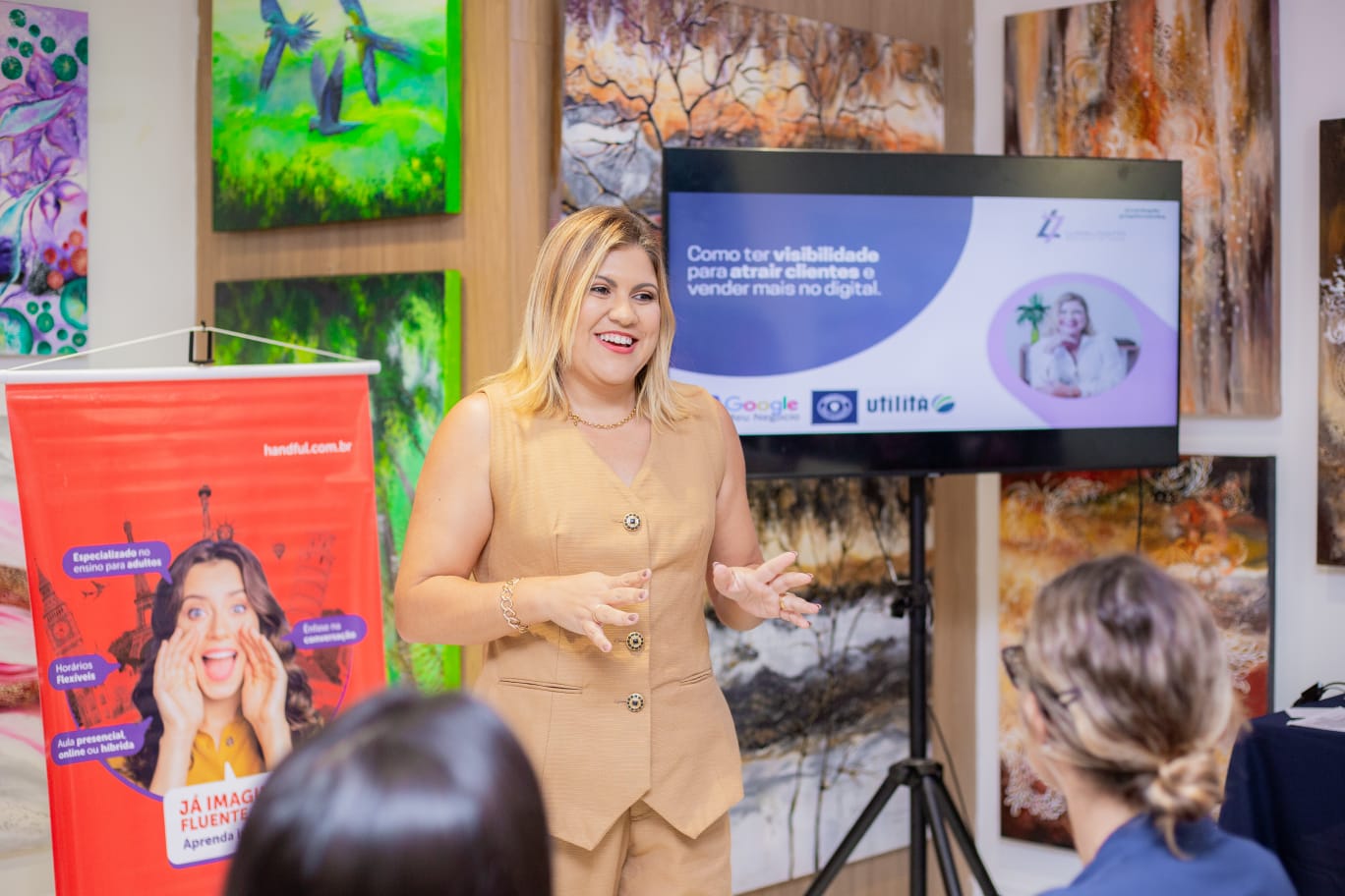 Idealizado por Luana Logatto, o Café com Networking vai além de encontros ocasionais.