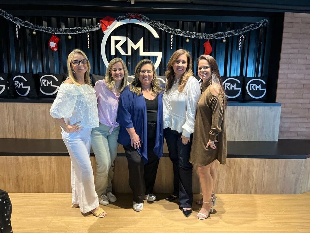 As fundadoras da Donas da Empresa: Chris, Joana e Wandrea com Daniela Andrade e Silvia Bastiana