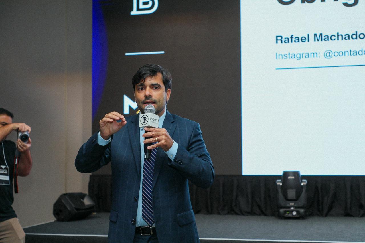 O presidente do CRC Rafael Machado