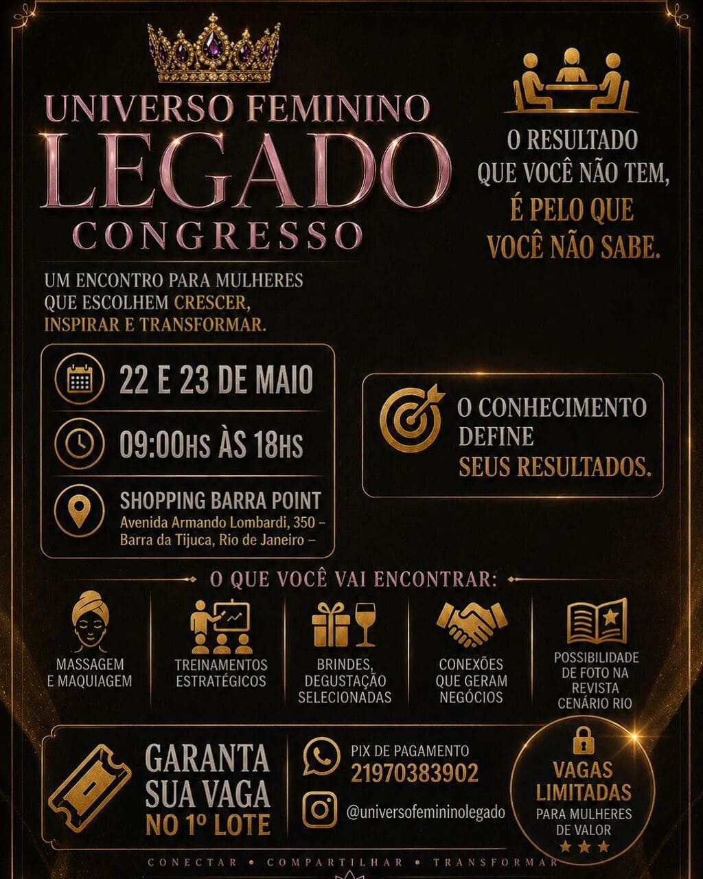 Congresso Universo Feminino Legado, um evento