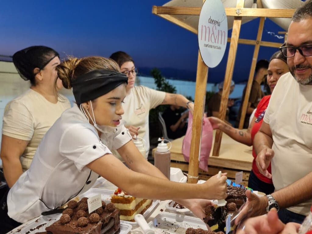 Festival de fatias no shopping metropolitano 