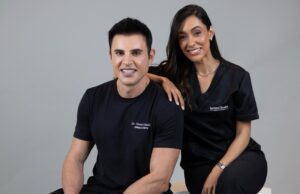 Dermatologistas Daniel Coimbra e Larissa Oliveira